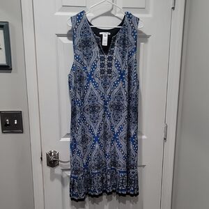 Studio One 2X Sleeveless Midi Dress